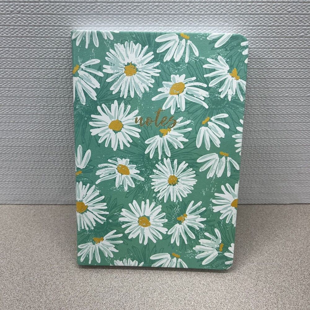 Eccolo DAISY Notes Hardcover Notebook Journal Multi Lined Flowers Floral